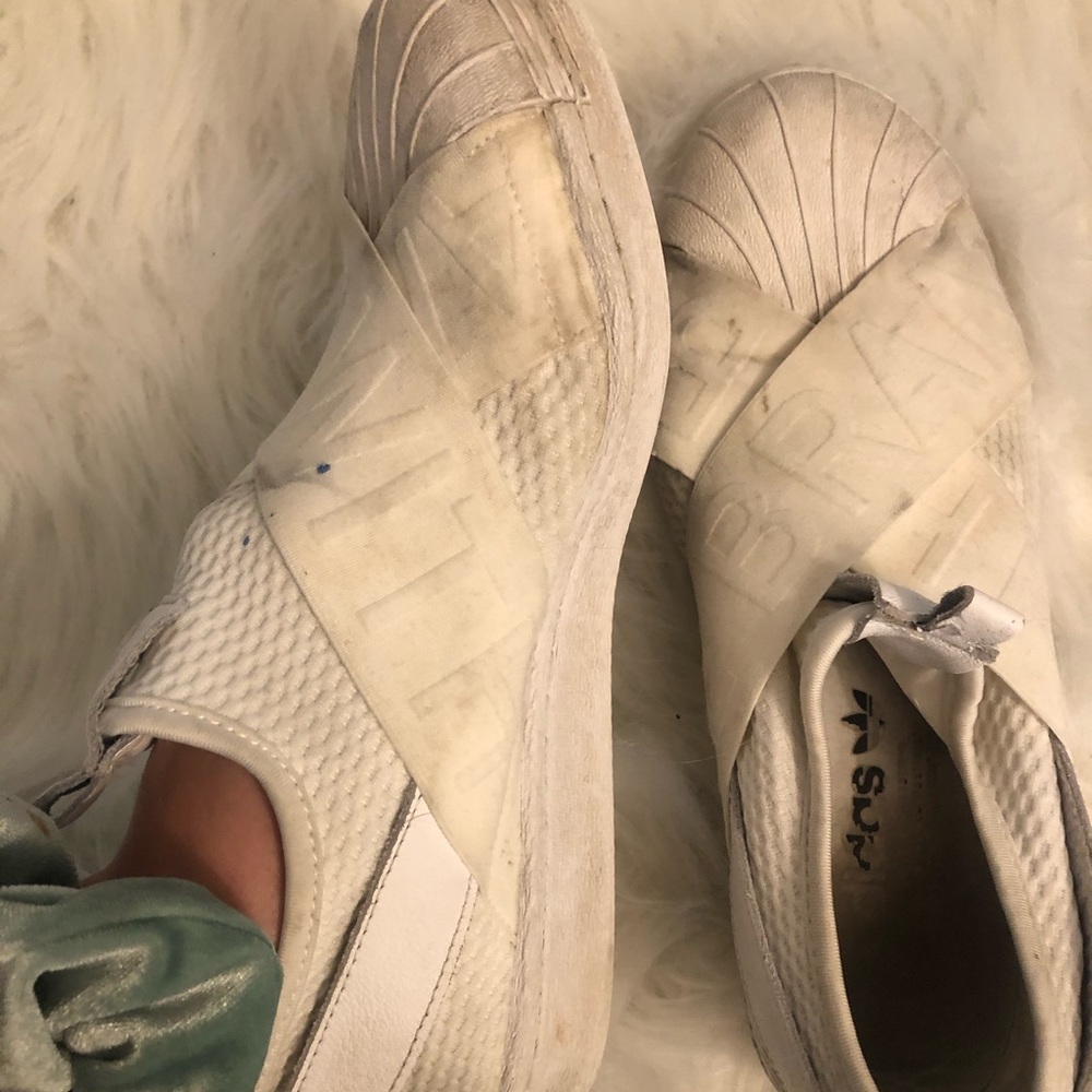 White adidas shoes